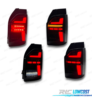 FAROLINS VOLKSWAGEN VW T6 15-19 LOOK T6.1 PRETO ESCURECIDO