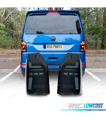 FAROLINS VOLKSWAGEN VW T6 15-19 LOOK T6.1 PRETO ESCURECIDO