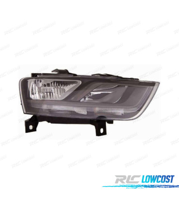 FAROL DIR AUDI Q3 11-14 PRETO