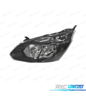FAROL ESQ FORD TRANSIT CUSTOM 13-19 PRETO