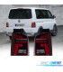 FAROLINS VOLKSWAGEN VW T5 03-10 LOOK T6.1 VERMELHO ESCURECIDO
