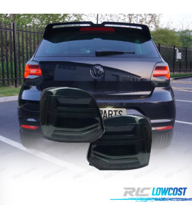 FAROLINS LED PARA VOLKSWAGEN VW POLO 6R 6C 09-17 DINAMICOS FUMADO