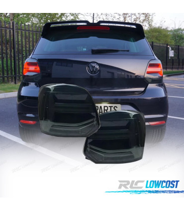 FAROLINS LED PARA VOLKSWAGEN VW POLO 6R 6C 09-17 DINAMICOS FUMADO