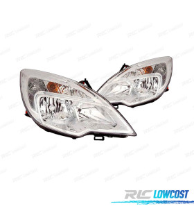 FARÓIS OPEL MERIVA 10-14 CROMO