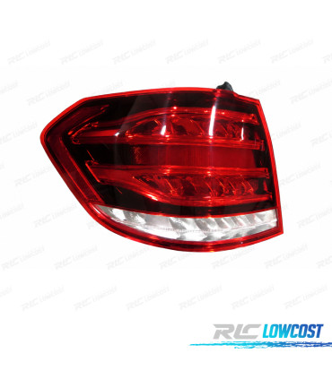 FAROLIM ESQ MERCEDES W212 13-16 VERMELHO BRANCO PRETO