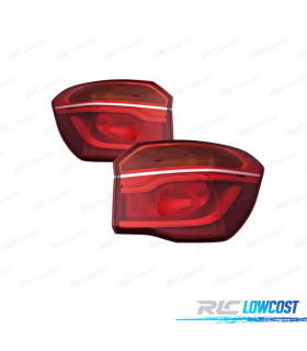 FARÓIS BMW X1 F48 15-19 VERMELHO