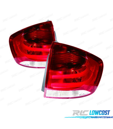 FAROLINS BMW X1 E84 09-15 BRANCO VERMELHO