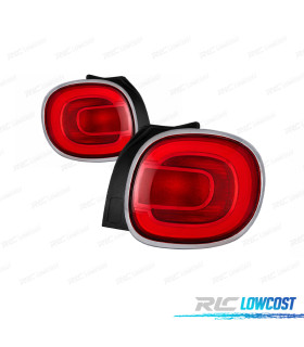 FAROLINS FIAT 500L 12- VERMELHO