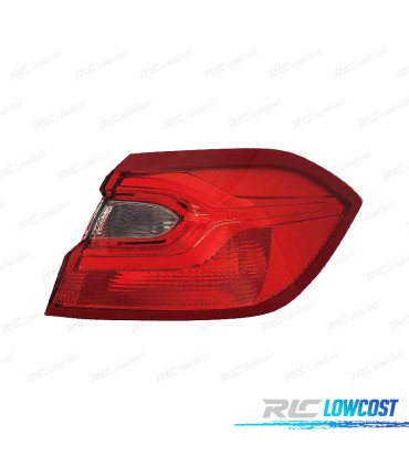 FAROLIM DIR FORD FIESTA 17- VERMELHO BRANCO