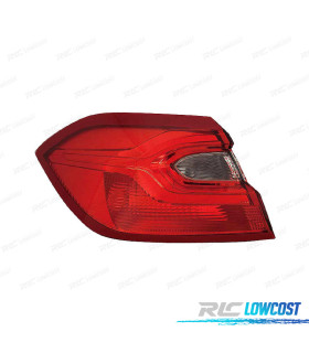 FAROLIM ESQ FORD FIESTA 17- VERMELHO BRANCO