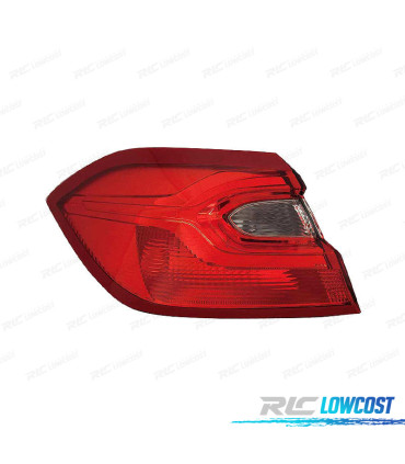 FAROLIM ESQ FORD FIESTA 17- VERMELHO BRANCO