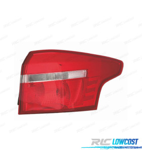 FAROLIM DIR FORD FOCUS SW 14-17 VERMELHO BRANCO