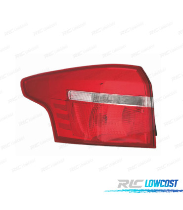 FAROLIM ESQ FORD FOCUS SW 14-17 VERMELHO BRANCO