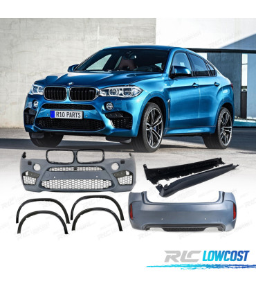 KIT CARROÇARIA BMW X6 F16 14-19 LOOK X6M PDC SRA