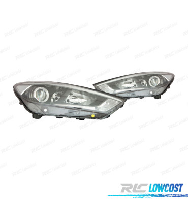 FARÓIS HYUNDAI TUCSON 15-18 COM MOTOR