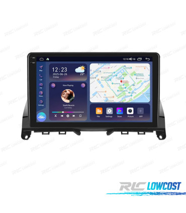 RÁDIO GPS ANDROID MERCEDES CLASSE C W204 / S204 07-10