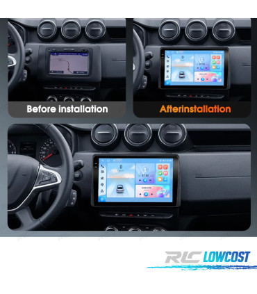 RÁDIO GPS ANDROID 13 DACIA DUSTER 10-17