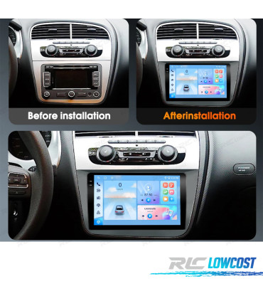 RÁDIO GPS ANDROID 13 SEAT ALTEA 04-16