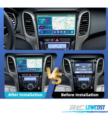 RÁDIO GPS ANDROID 13 HYUNDAI I30 07-11