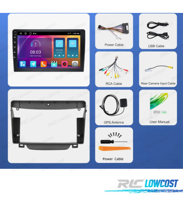 RÁDIO GPS ANDROID 13 HYUNDAI I30 07-11