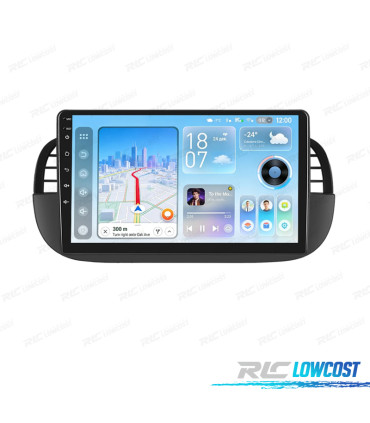 RÁDIO GPS ANDROID 13 FIAT 500 07-15