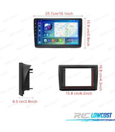 RÁDIO GPS ANDROID 13 RENAULT TRAFIC / OPEL VIVARO 01-10