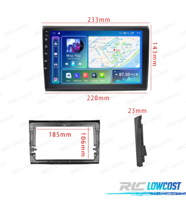 RÁDIO GPS ANDROID 13 FIAT BRAVO 07-14