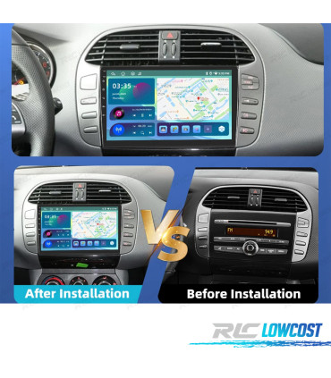 RÁDIO GPS ANDROID 13 FIAT BRAVO 07-14