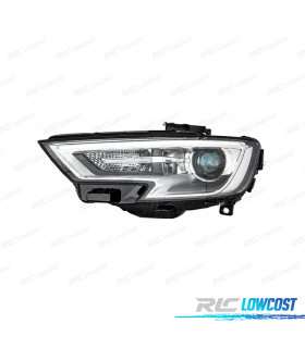 FAROL ESQ AUDI A3 8V 16-20 COM MOTOR