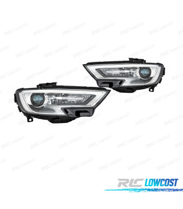 FARÓIS AUDI A3 8V 16-20 COM MOTOR