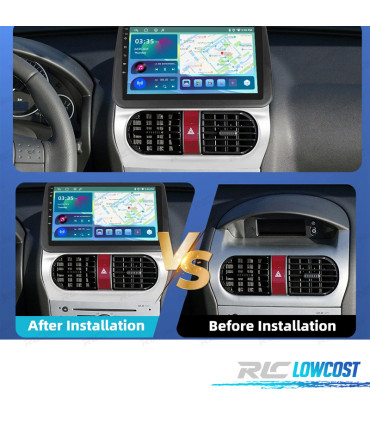 RÁDIO GPS ANDROID OPEL CORSA C / COMBO 00-06