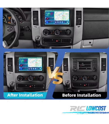 RÁDIO GPS ANDROID 13 MERCEDES SPRINTER 06-18