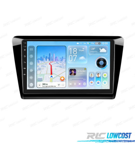 RÁDIO GPS ANDROID SKODA RAPID 12-19