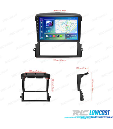 RÁDIO GPS ANDROID 13 SKODA OCTAVIA 04-13