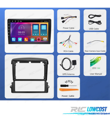 RÁDIO GPS ANDROID 13 SKODA OCTAVIA 04-13