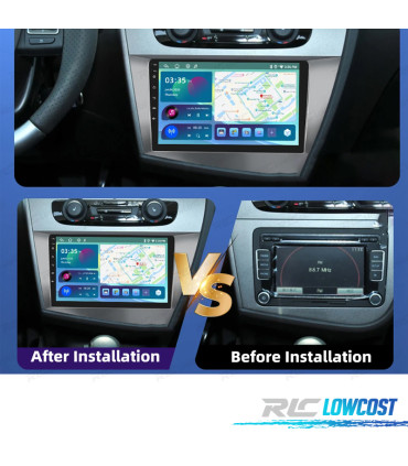 RÁDIO GPS ANDROID 13 SEAT LEON 05-12
