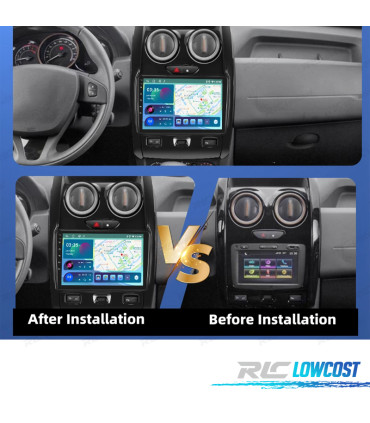 RÁDIO GPS ANDROID 13 DACIA DUSTER 10-17