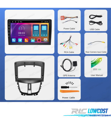 RÁDIO GPS ANDROID 13 MAZDA 2 07-15