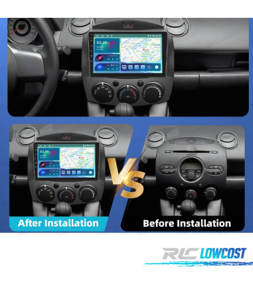 RÁDIO GPS ANDROID 13 MAZDA 2 07-15