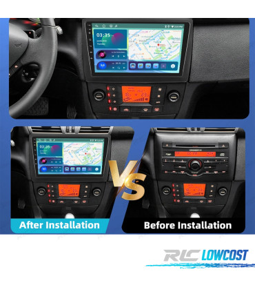 RÁDIO GPS ANDROID 13 FIAT STILO 01-08