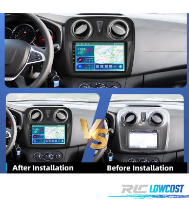 RÁDIO GPS ANDROID 13 DACIA SANDERO 12-16
