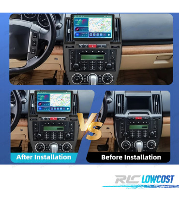 RÁDIO GPS ANDROID 13 LAND ROVER FREELANDER 07-14