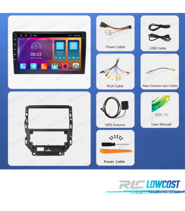 RÁDIO GPS ANDROID 13 VOLKSWAGEN GOLF V 03-08