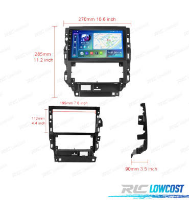 RÁDIO GPS ANDROID 13 VOLKSWAGEN GOLF V 03-08