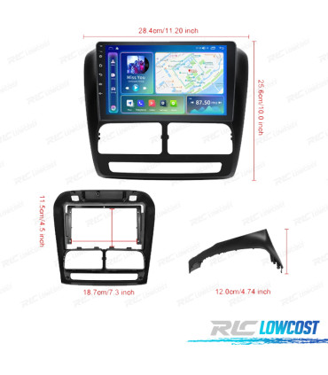 RÁDIO GPS ANDROID 13 FIAT DOBLO / OPEL COMBO 10-17