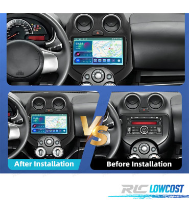 RÁDIO GPS ANDROID 13 NISSAN MICRA 11-17
