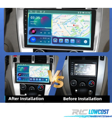 RÁDIO GPS ANDROID 13 HYUNDAI TUCSON 04-10