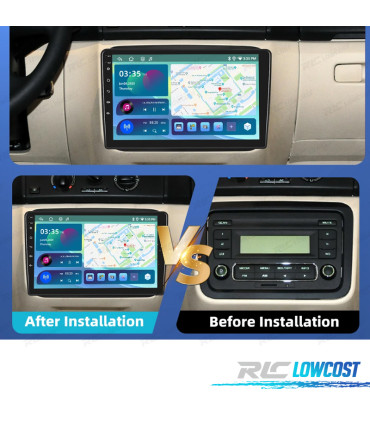 RÁDIO GPS ANDROID 13 SKODA FABIA 07-14