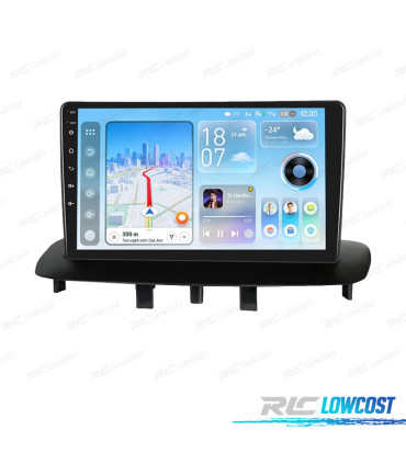 RÁDIO GPS ANDROID 13 RENAULT MEGANE 08-14