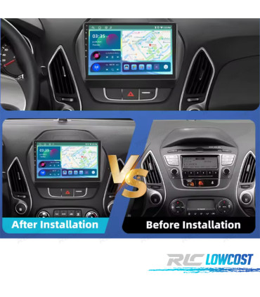 RÁDIO GPS ANDROID 13 HYUNDAI IX35 10-15